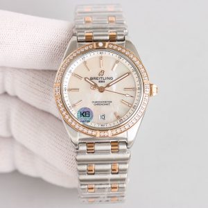Breitling Chronomat 36mm Super Clone Watch | Premium Replica with COD 1043177727 - front view | Breitling