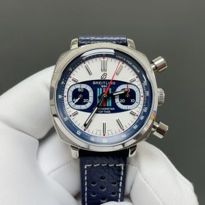 Breitling Top Time Racing Martini 38mm Super Clone Watch for Sale 1078690942 - front view | Breitling
