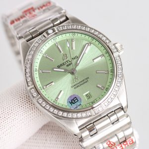 Breitling Chronomat 36mm Super Clone Watch for Women with Cash on Delivery 1043177690 - side view | Breitling