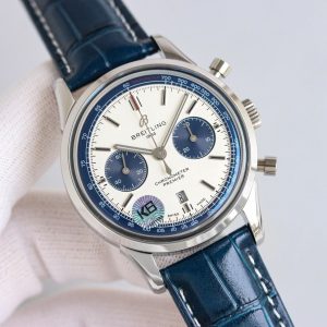 Breitling Premier B01 Chronograph 42mm Men's Luxury Replica Watch 1040218196 - side view | Breitling